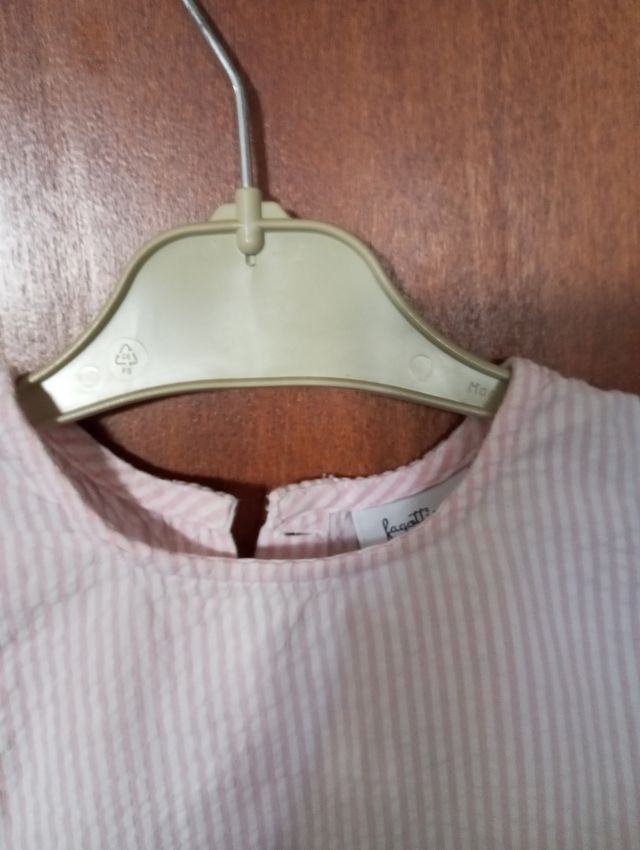Vestitino bimba righe rosa