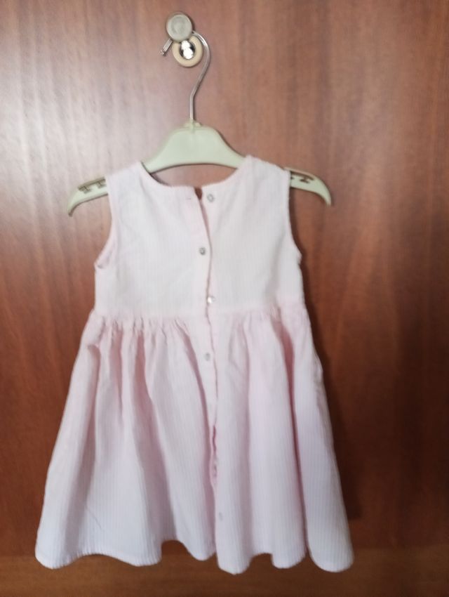 Vestitino bimba righe rosa