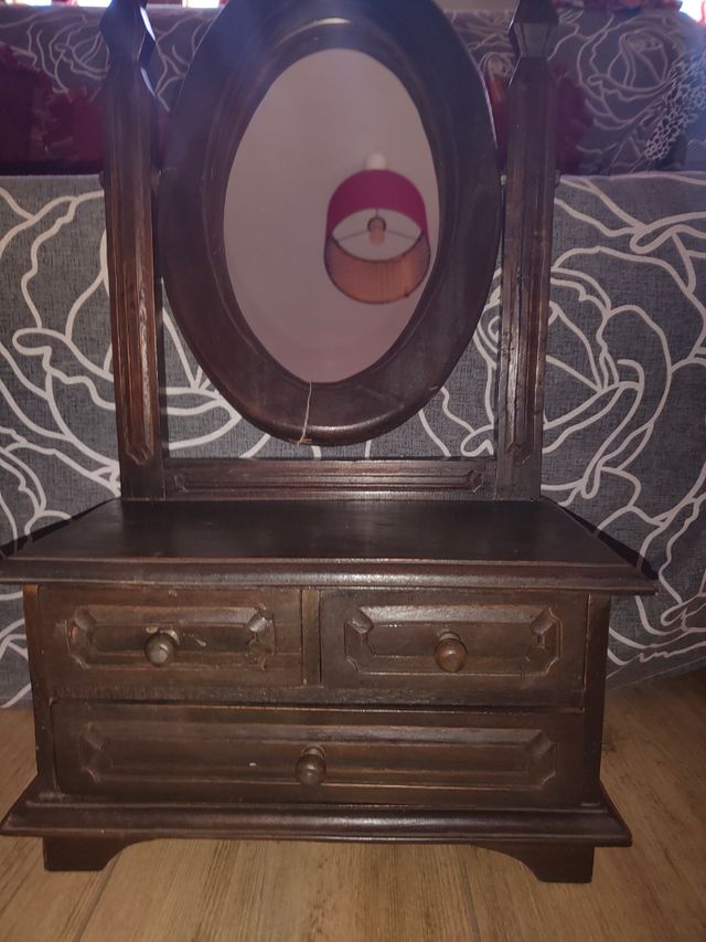 Specchiera antica in legno