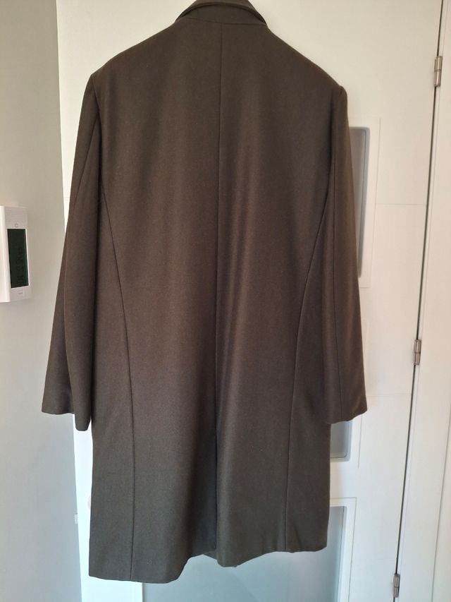 Abrigo Zara verde oliva