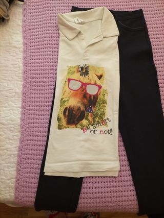 Ropa equitación niña : Polo y Pantalones