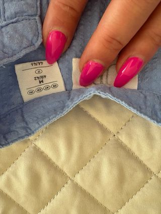 Camicia lunga azzurra