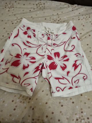 Costume da bagno Sundek rosso e bianco taglia s/m