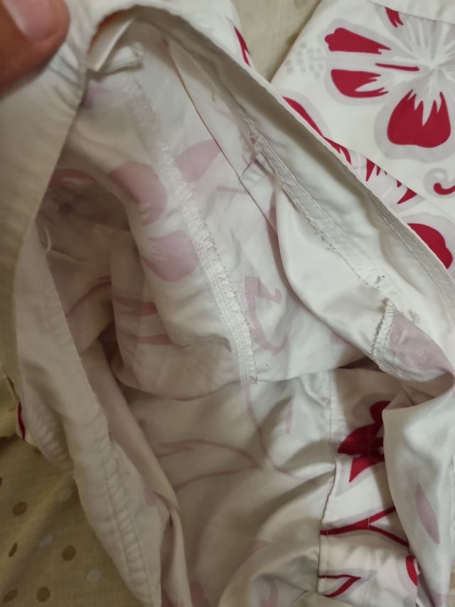 Costume da bagno Sundek rosso e bianco taglia s/m