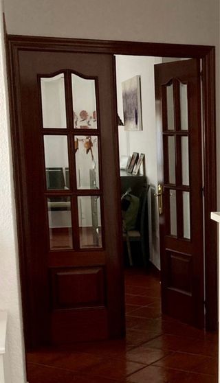 Puertas madera maciza