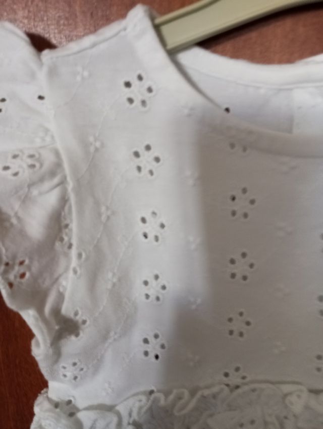 Canotta bimba pizzo - taglia 12 mesi