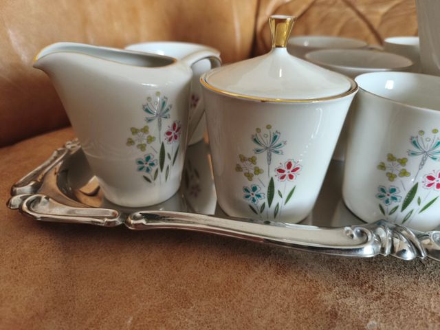 Servizio caffè porcellana anni 60