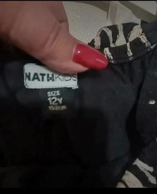 Abito bimba Natwkids nero anni 12