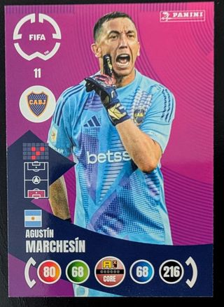 9 Cromos Adrenalyn Mundial clubes 2025 Boca Junior