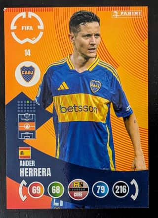 9 Cromos Adrenalyn Mundial clubes 2025 Boca Junior
