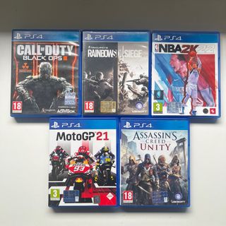 5 Giochi per PS4