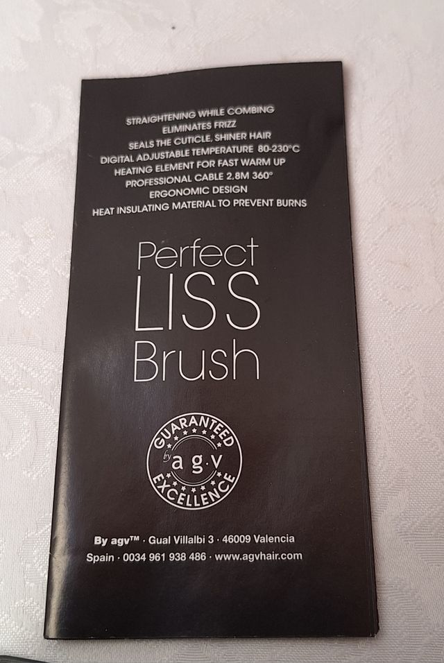 Cepillo alisador Perfect Liss rosa