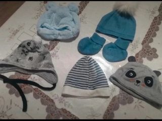 Cappellini bimbo neonato 5pz