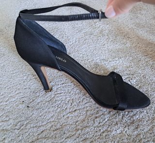 Sandalias Caramelo negras, talla 37