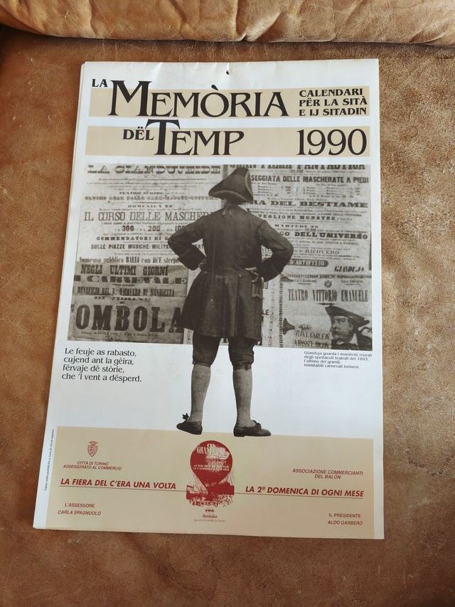 Calendario Memória del Temp 1990