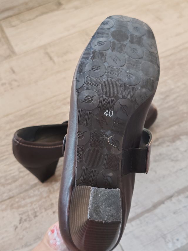 Zapatos baile marrones