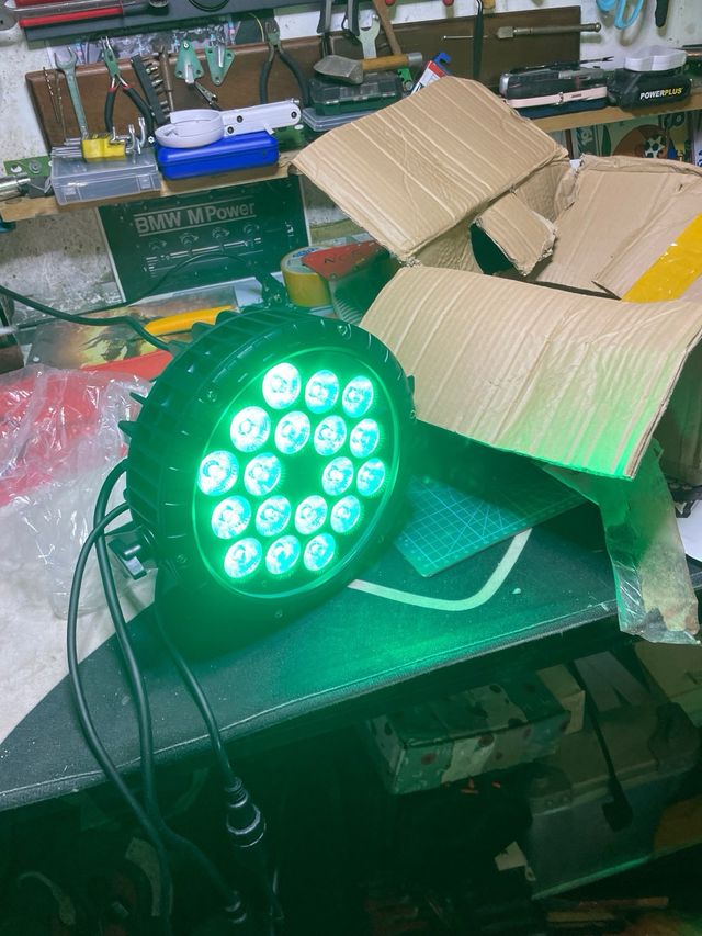 Luz LED Escenario DMX 6/10CH