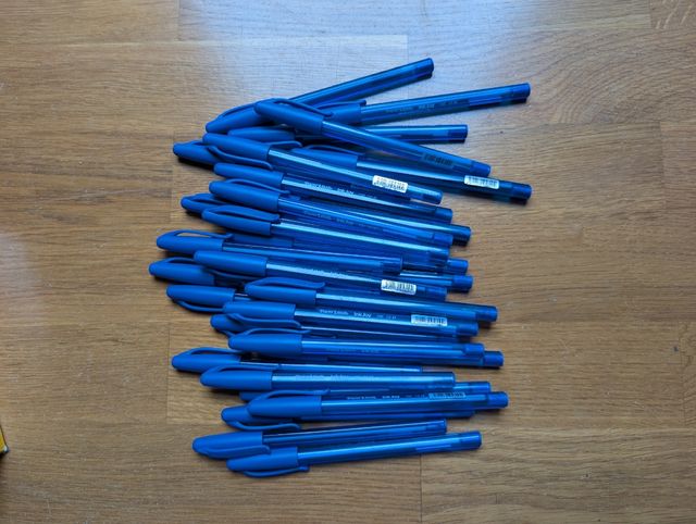 30 Bolígrafos Paper Mate InkJoy Azul