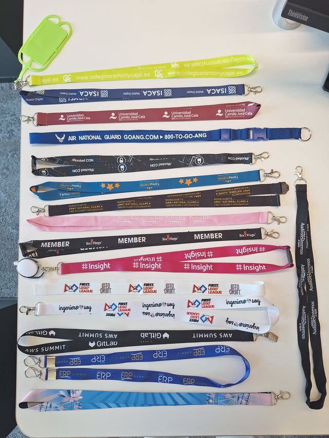 Lanyards varios eventos