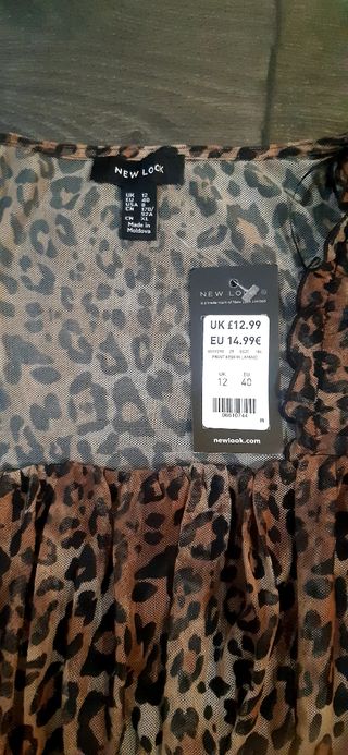 Top New Look leopardo L