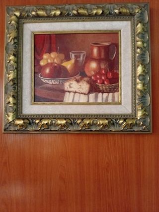 Cuadro Bodegón Frutas - Óleo