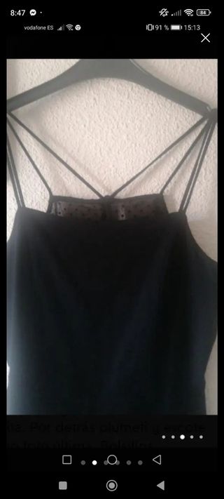 Monos negros talla S pequeña 