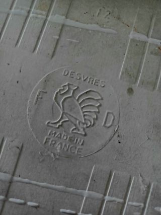 Azulejo cerámico francés vintage