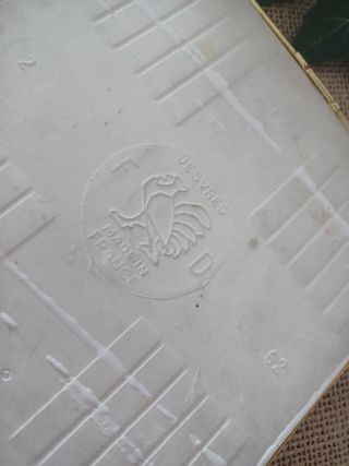 Azulejo cerámico francés vintage