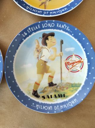 4 Piattini Negroni vintage brandani