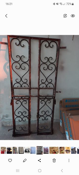 Inferriata in ferro battuto 