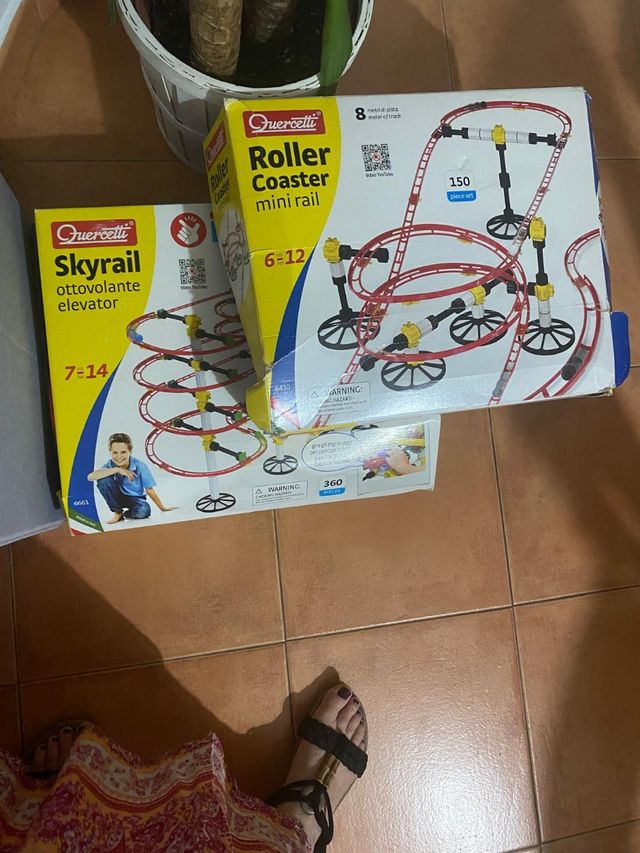 Quercetti Roller Coaster + Skyrai+ regalo canicas
