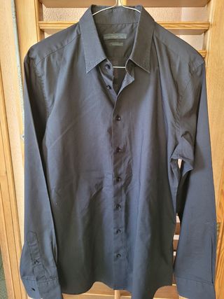 2 Camicie Uomo - Grigia & Nera