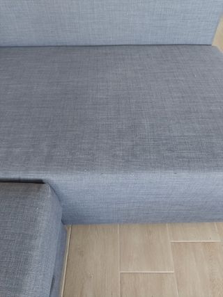 Sofá cama chaise longue Ikea gris