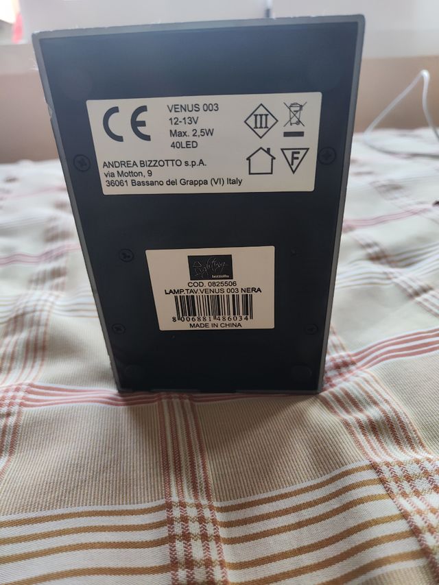 Flexo LED negro - lámpara escritorio SIN CABLE