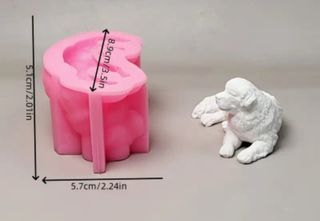 Molde Silicona Perro - Vela Artesanal
