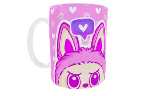 Tazza Labubu: Mug rosa