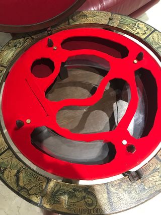 Botellero mapamundi antiguo exclusivo