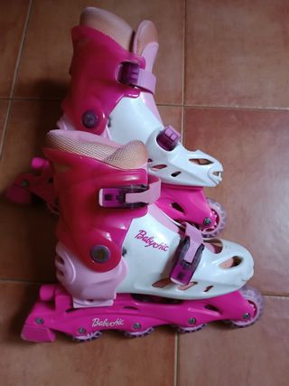 Patines linea rosa