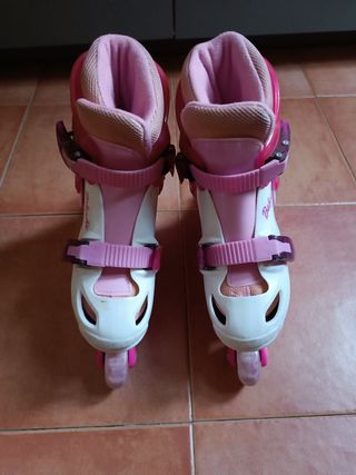 Patines linea rosa