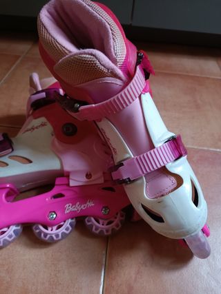 Patines linea rosa