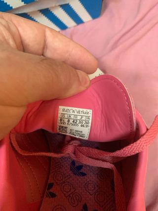 Adidas Hamburg - Zapatillas Rosa y Azul - 42