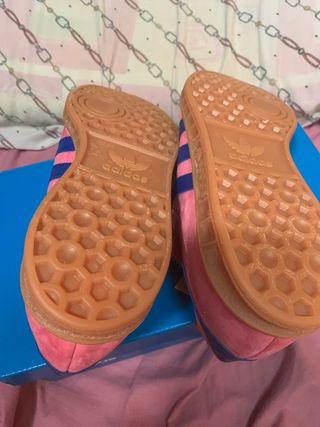 Adidas Hamburg - Zapatillas Rosa y Azul - 42