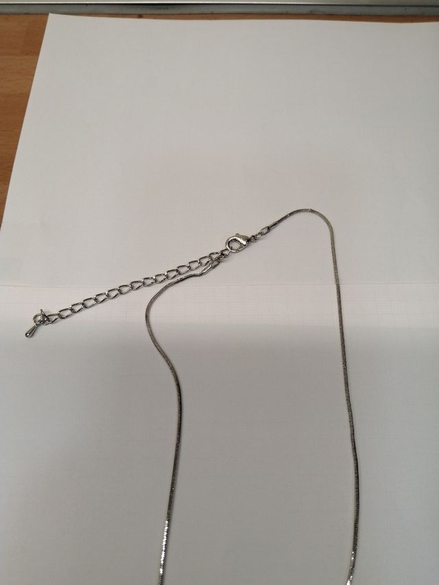 Colgante multicolor plata