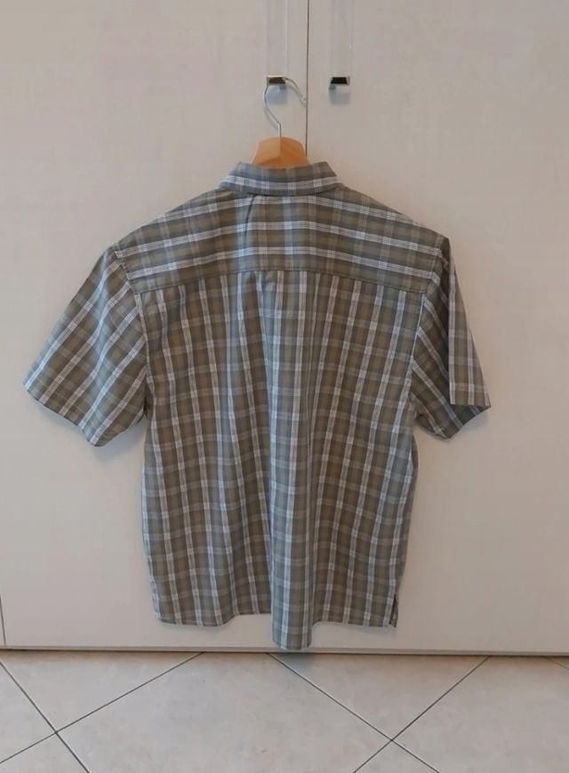 Camicia da uomo Canadian a quadri mezza manica