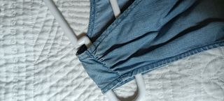 Vestido premamá vaquero azul - M