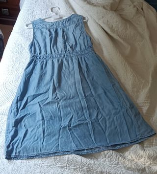 Vestido premamá vaquero azul - M