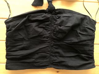 Top fruncido Mango XL