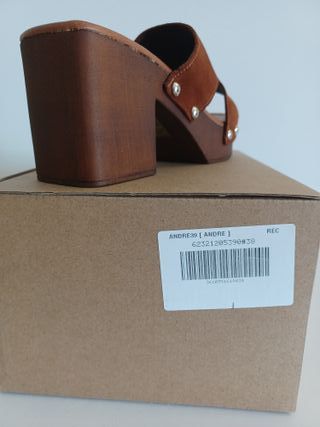ANDRE mules Misha 6, talla 38 plantilla 24.7cm