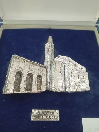 Cimelio Corridonia: Scultura argentata