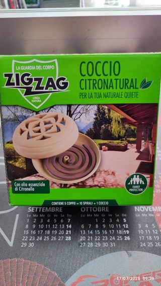 ZIGZAG Citronella Coccio + Spirali
